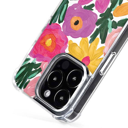 Bouffants and Broken Hearts Painterly Garden iPhone 15 Pro MagSafe Case